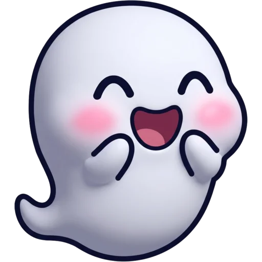 Laughing Ghost – free 3D Twitch emote